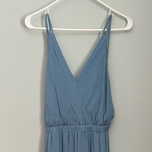 Lulus 	
Lost in Paradise Slate Blue Maxi Dress - Picture 1 of 3